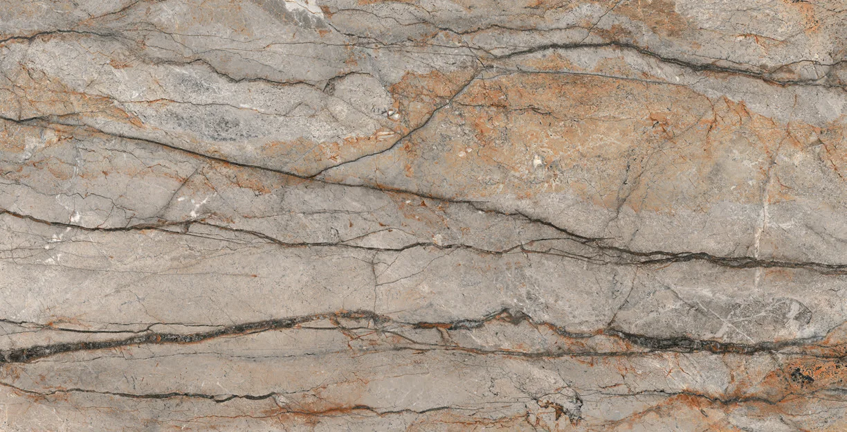 Sandstone porcelain tile surface